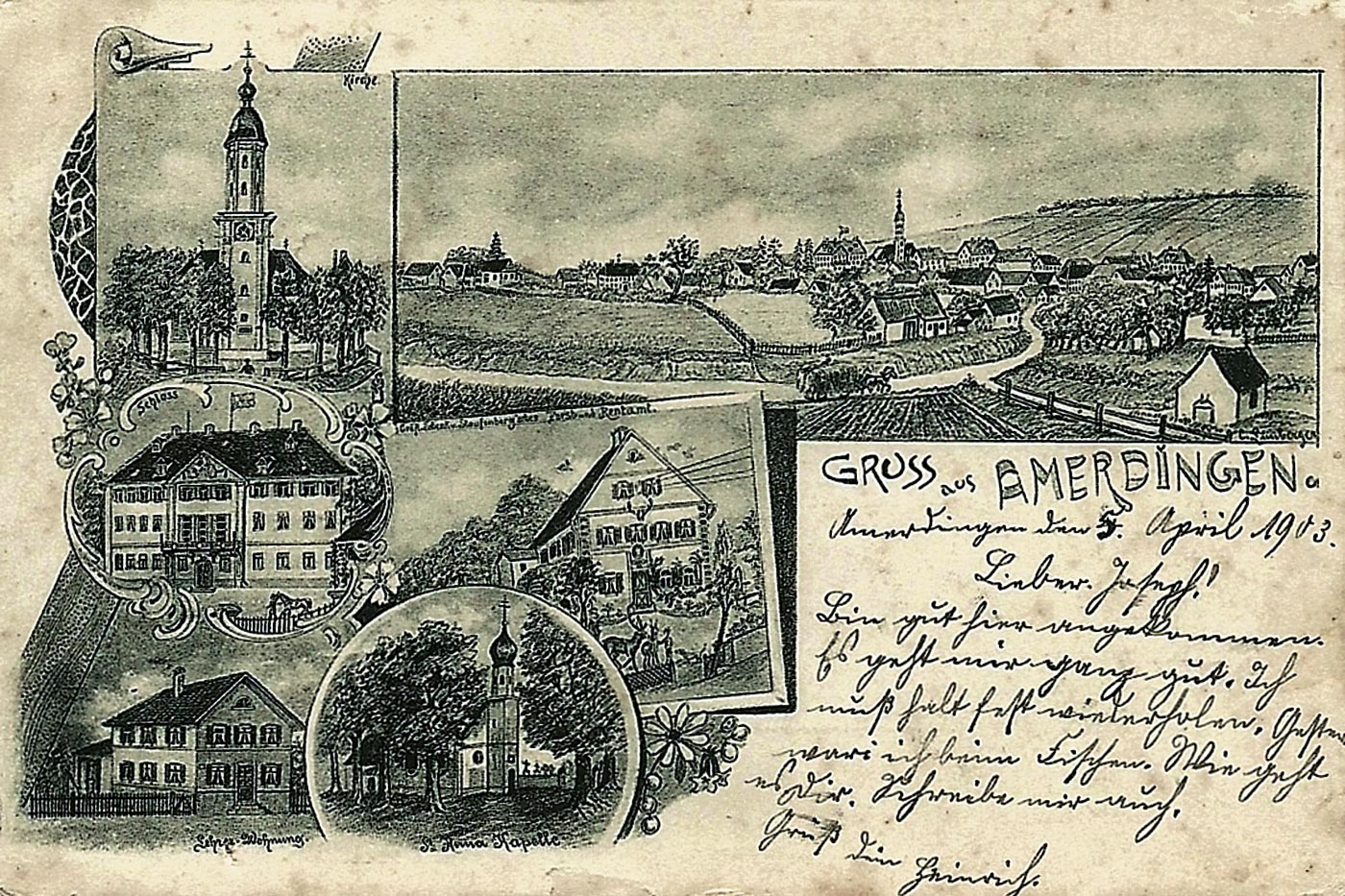 Postkarte 1903